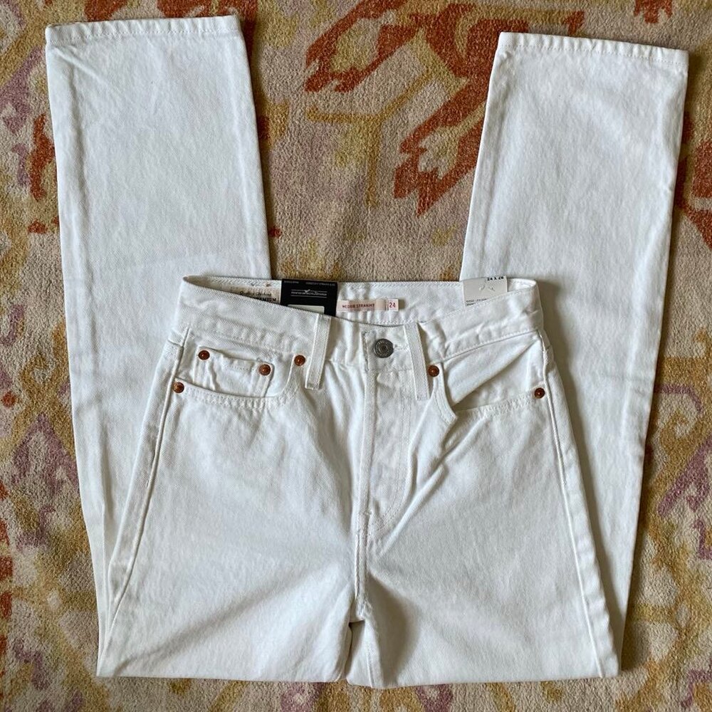 LEVI'S Wedgie Straight Fit Women's Jeans (Size: 24x28) NWT - Picture 10 of 14